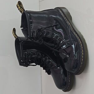 Dr martens 1460 j us size 1 black patent leather